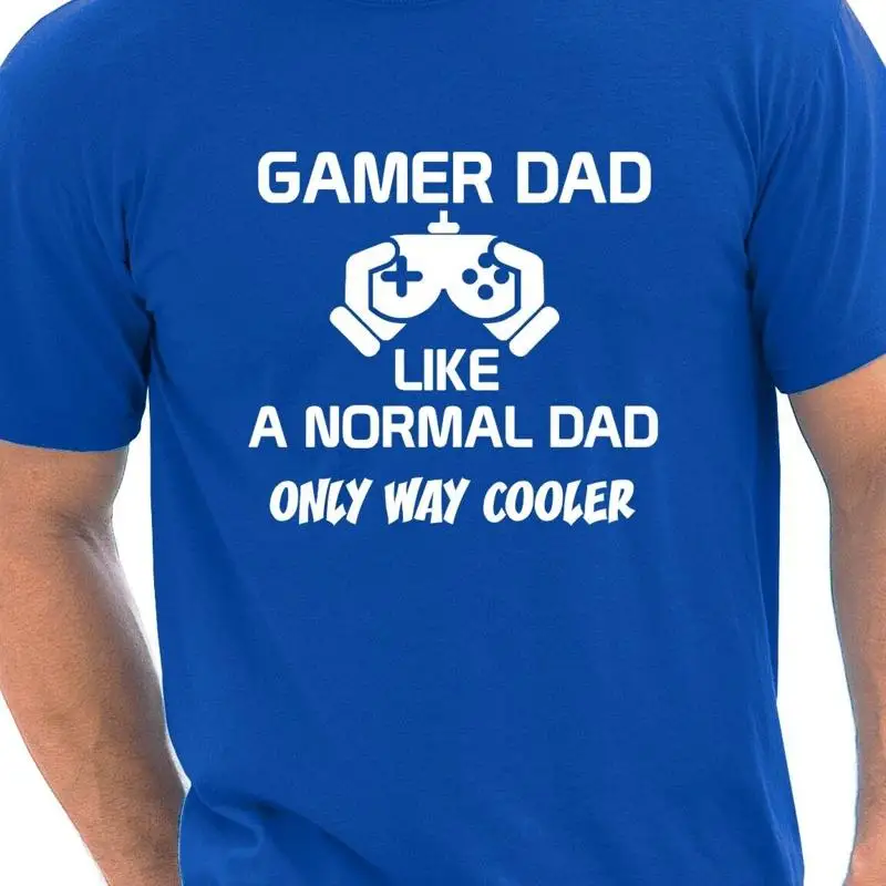 Camiseta divertida de regalo para hombre, Gamer Dad Geek, Día del Padre, talla S-XXL