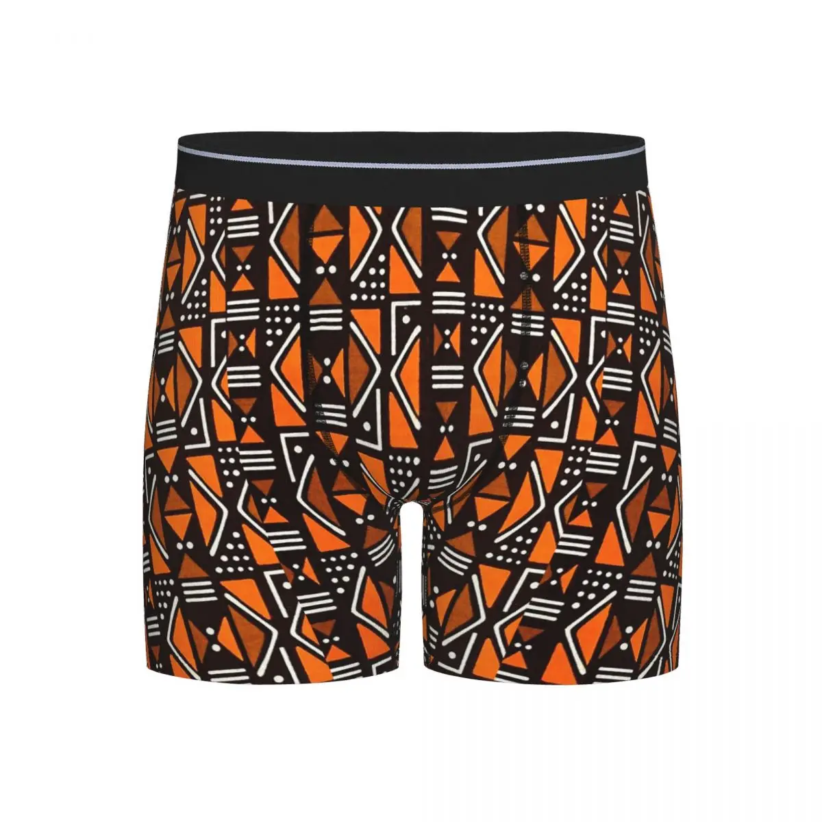 

Long Boxer Underpants Shorts African Bogolan Africa Ethnic Tribal Art Panties Men Breathable Underwear for Homme Man Gifts