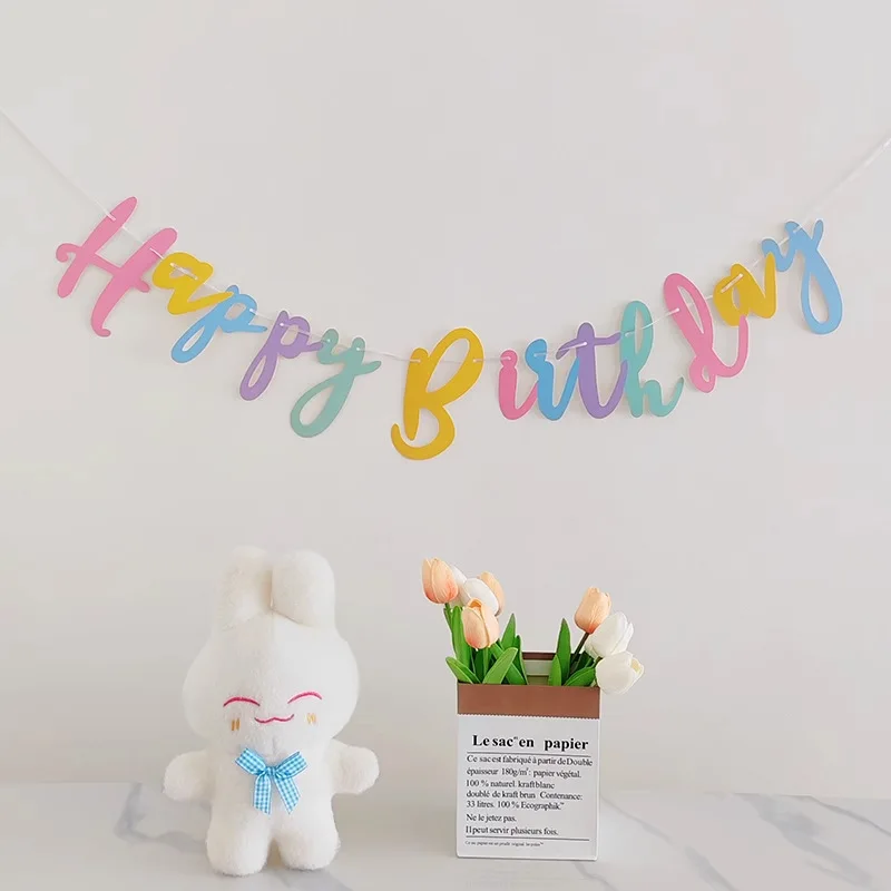 لافتة حروف عيد ميلاد ملتصقة معكرون، حفلة عيد ميلاد الفتاة، خلفية الجدار، ديكور حفلة عيد الميلاد، مستلزمات دعائم الصور #3