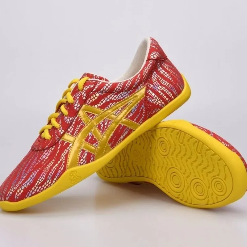 العلامة التجارية الكلاسيكية المهنية Wushu الرياضة التدريب حذاء مريح لينة وحيد اللياقة البدنية حذاء مربع الرياضة المفضلة تاي تشي حذاء