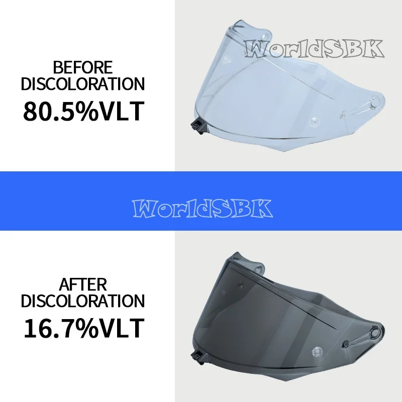 Photochromic Visor for KYT R2R Helmet Shield Uv Cut Casco Moto Face Shield Visera Windshield