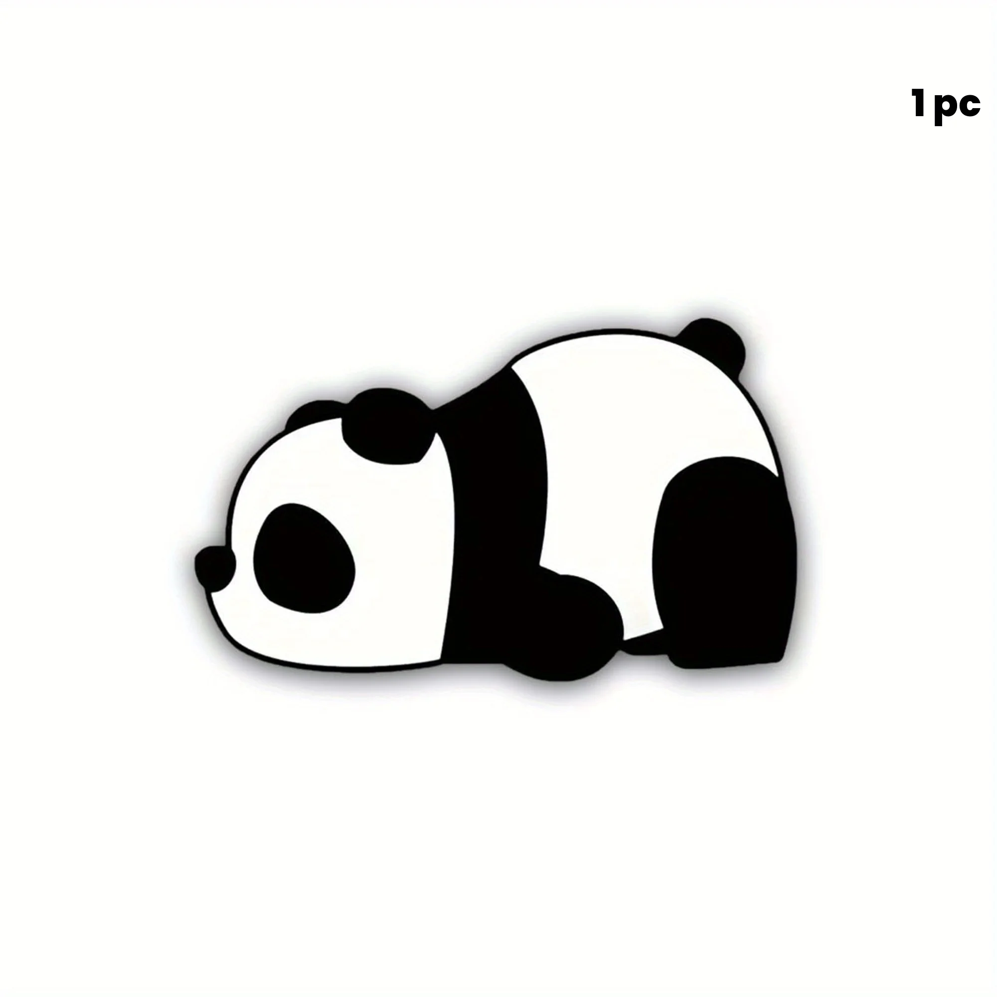 1pc 3-Inch Cute Panda Waterproof PVC Sticker - Versatile Adhesive Decal for Laptops, Kindles, Journals, Phone Cases, Car Sticker