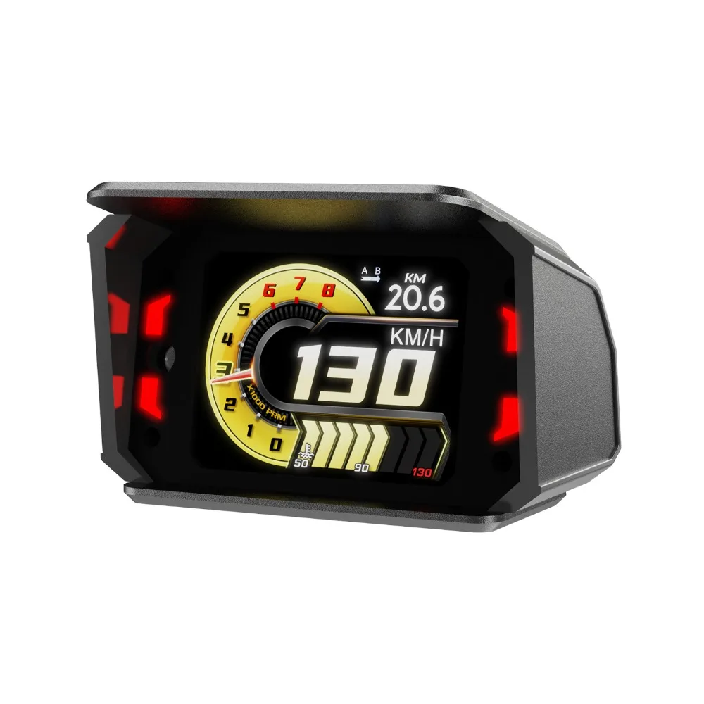 Newest Car Meter A402 Head-up Display HUD LCD Instrument with 9 Major Themes Real Time Monitoring Data OBD Car Display