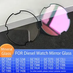 For DZ7313 7333 7395 D7436 7414 DZ7370 Diesel glass DZ4204 4296 4342 Mirror Mineral glass Replace Accessories Lens Watch Glass