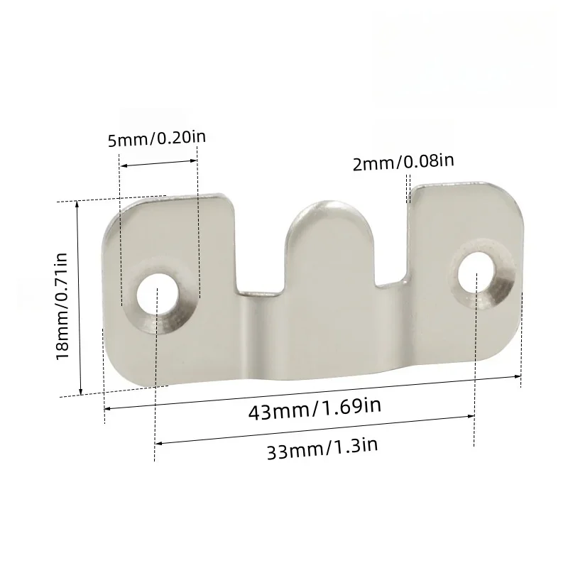 4/8pcs DIY photo frame hanging clip connector clip photo frame fixing pendant essential hardware accessories for home decoration