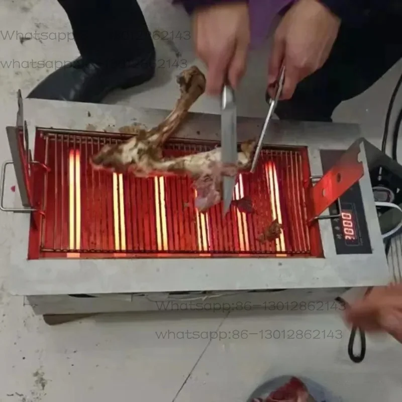 Electric Grill, Flip Skewer, Electric Heating Grill, Automatic Lifting