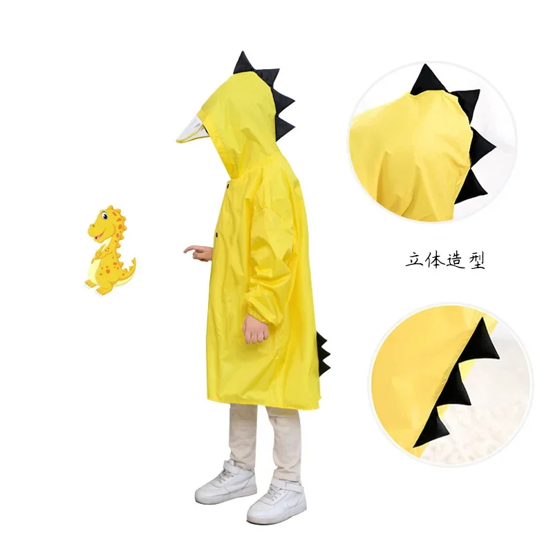 Simpatico dinosauro impermeabile per bambini cappotto antipioggia impermeabile per bambini Poncho impermeabile ragazzo ragazza giacca antipioggia regalo