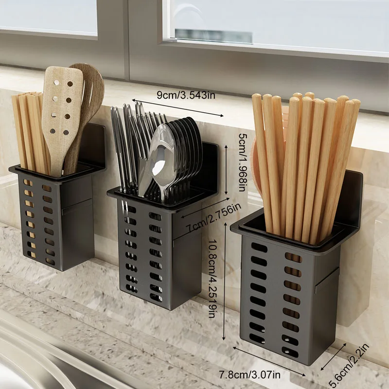 Multifunktionale Küche Organisation Regal Essstäbchen Käfig Geschirr Drainboard Küche Lagerung Liefert Organizer Zubehör Wand