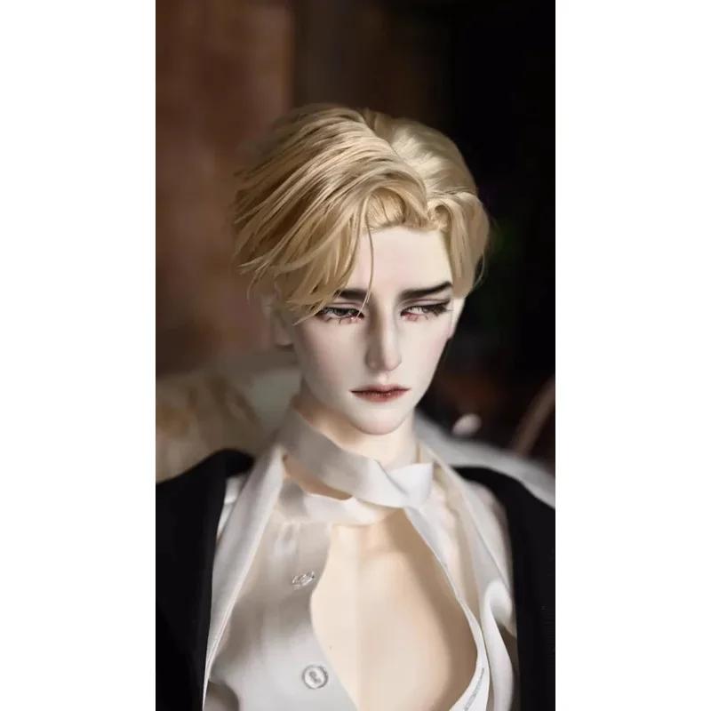 

BJD Doll wig is suitable for 1/3 Uncle size high temperature silk hand altered hair styling hair side parting everything boy