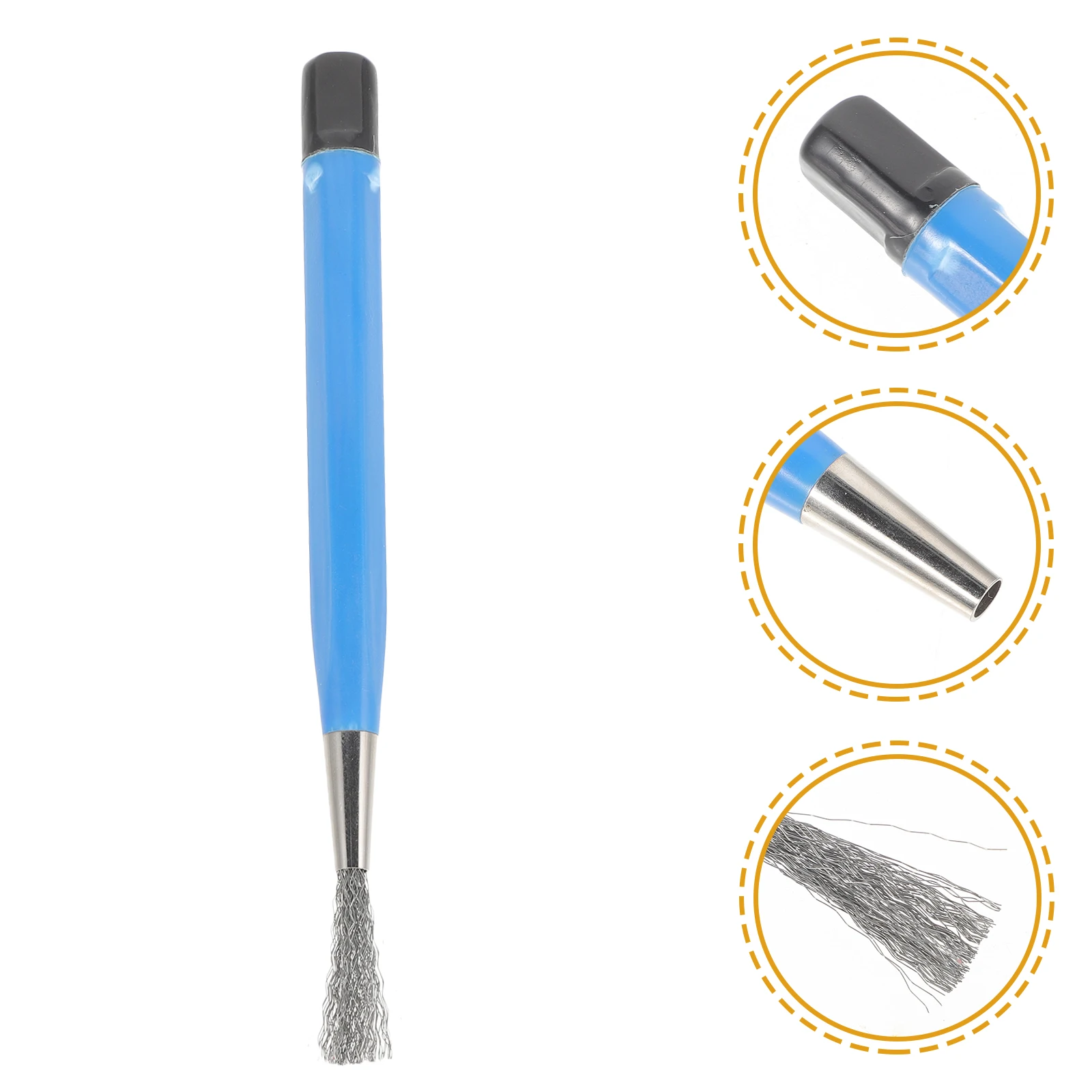 

Steel Wire Fiber Brush For Watch Jewelry Repair Tools Sanding Cleaning Scratch Brush Pen Portable Durable Repair Tool For