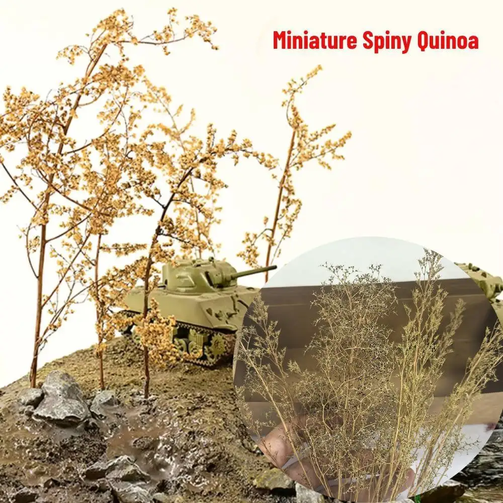 Miniatur Spiny Quinoa Simulation Bäume Pflanzen für Eisenbahn Zug Layout/Militärlandschaft/Wargame/DIY Modellbau/Diorama 1Box