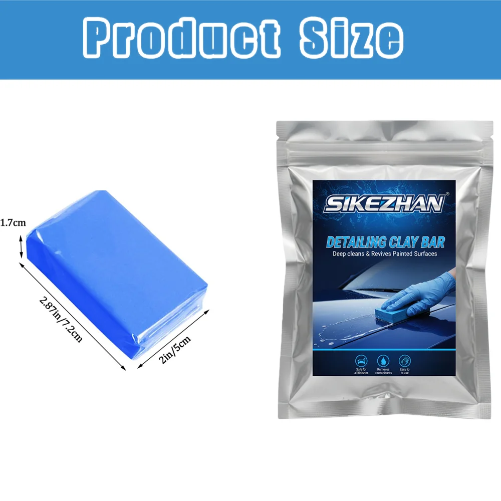 Premium Blue Car Clay Bar 100g Safe Paint Care Washing Mud Auto Detailing Tool For Smooth Vehicle Surface Remove Stubborn Dirt view 6