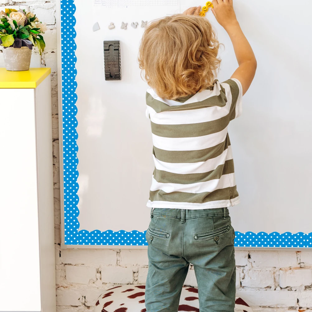 

Whiteboard Stickers Magnetic Bulletin Border Trim Borders Decorations for Boards Adhesive