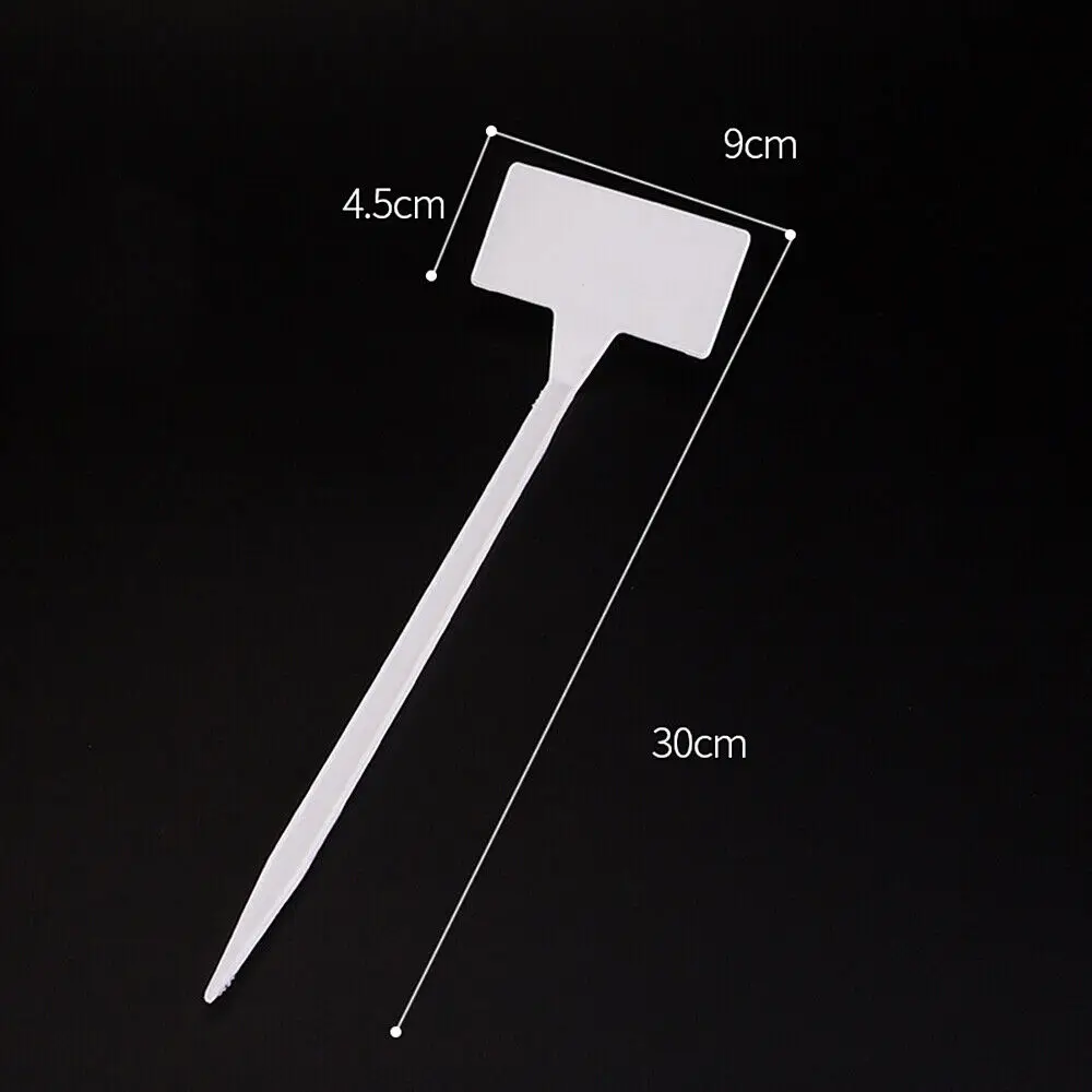 10 stuks Plastic Plant Labels Insert Bow Garden Tag Kwekerij Bloem Bodem Marker Tool - afbeelding 1