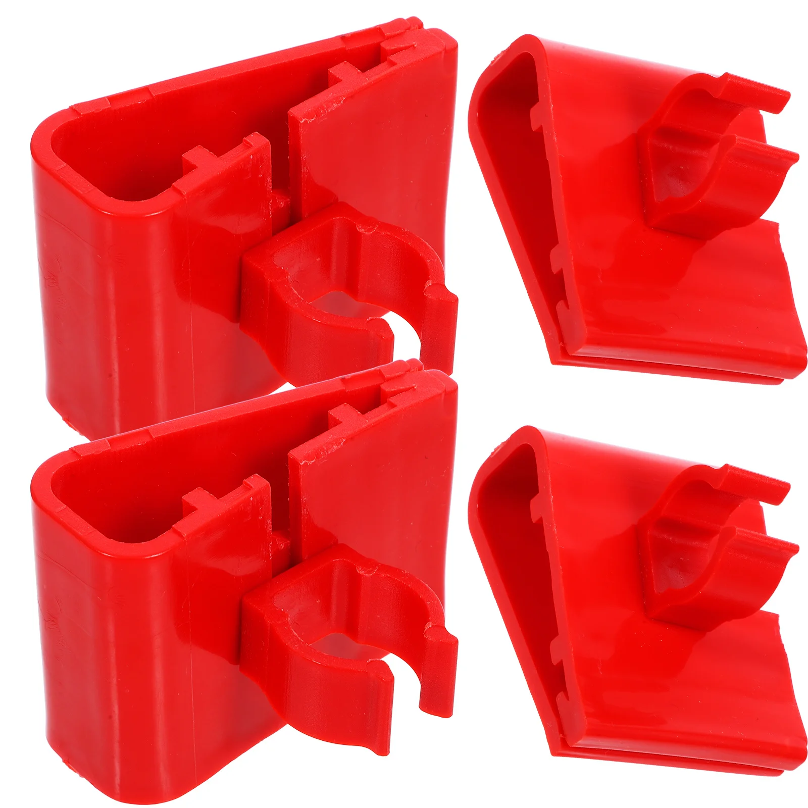 4 قطعة حامل ضوء حوض السمك مقاطع الثقيلة البلاستيك خزان الأسماك بين قوسين مصباح آمن الرف لإضاءة النباتات المائية