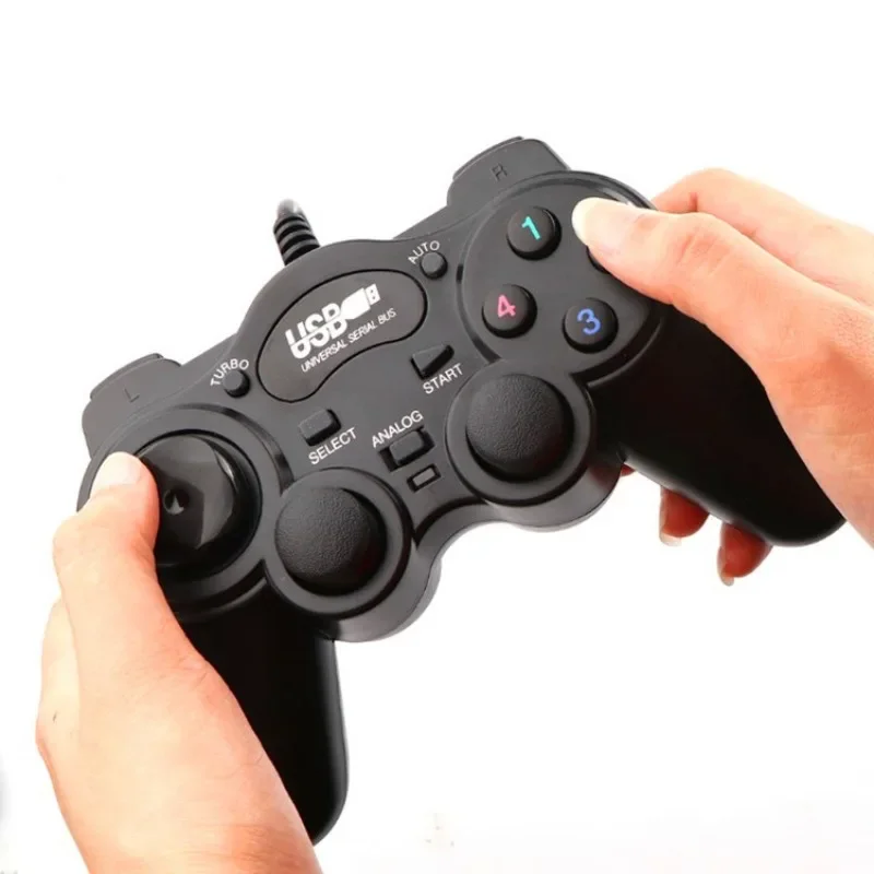 USB Gamepad 850 USB Vibrating Controller Game Console Accessories Suitable for PC/WinXP/WIN7/WIN8/WIN10 Etc