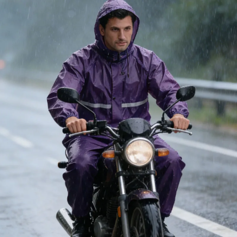 Motorcycle Rain Suit Waterproof Dust-Proof Raincoat Protector Rainwear Outdoor Riding Work Clothes Dust-proof jacket supplies