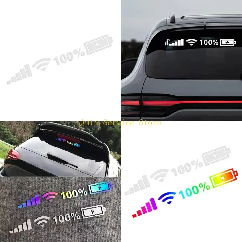 

462A Wi-Fi сила сигнала автомобильная наклейка универсальная автомобильная наклейка индикатор заряда батареи наклейки обновления
