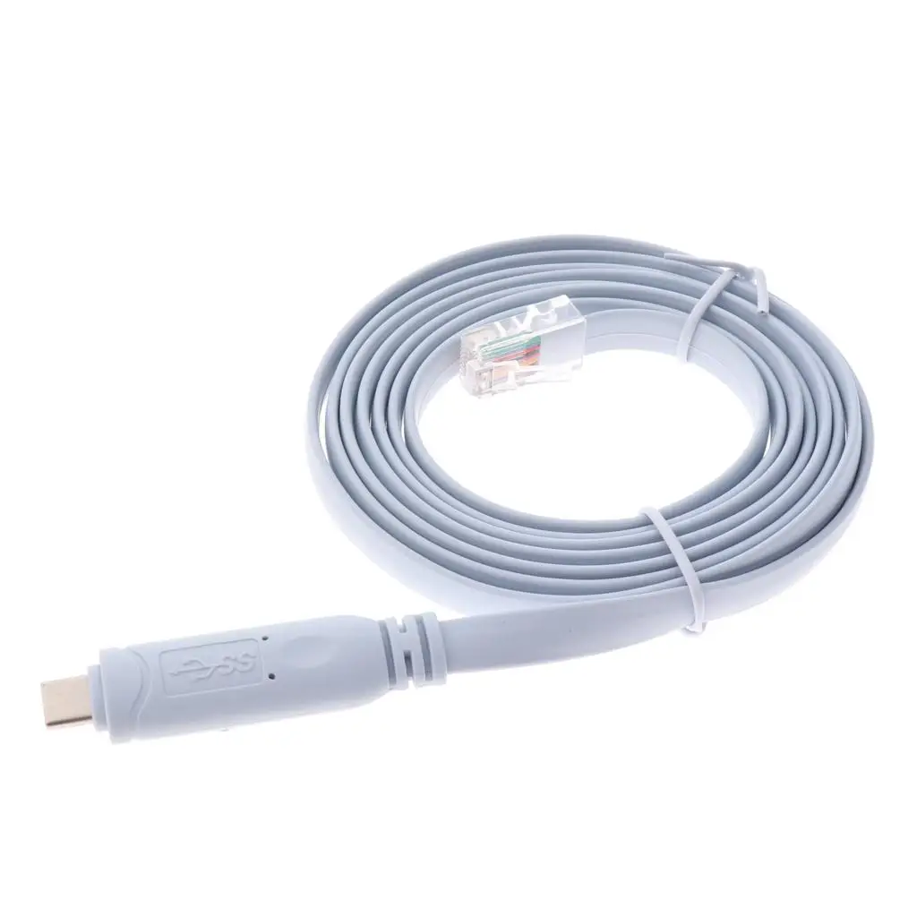 

Плоский консольный кабель-переходник USB 3,1 длиной 5,9 фута для маршрутизатора Cisco