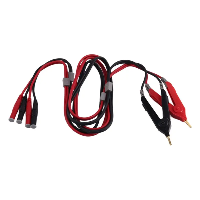 A19F-4-Draht-Kelvin-Testclip für Messleitung, Bodenwiderstand, 4-Draht-Kelvin-Testsonden für elektrische Prüfung, Kelvin-Testclip