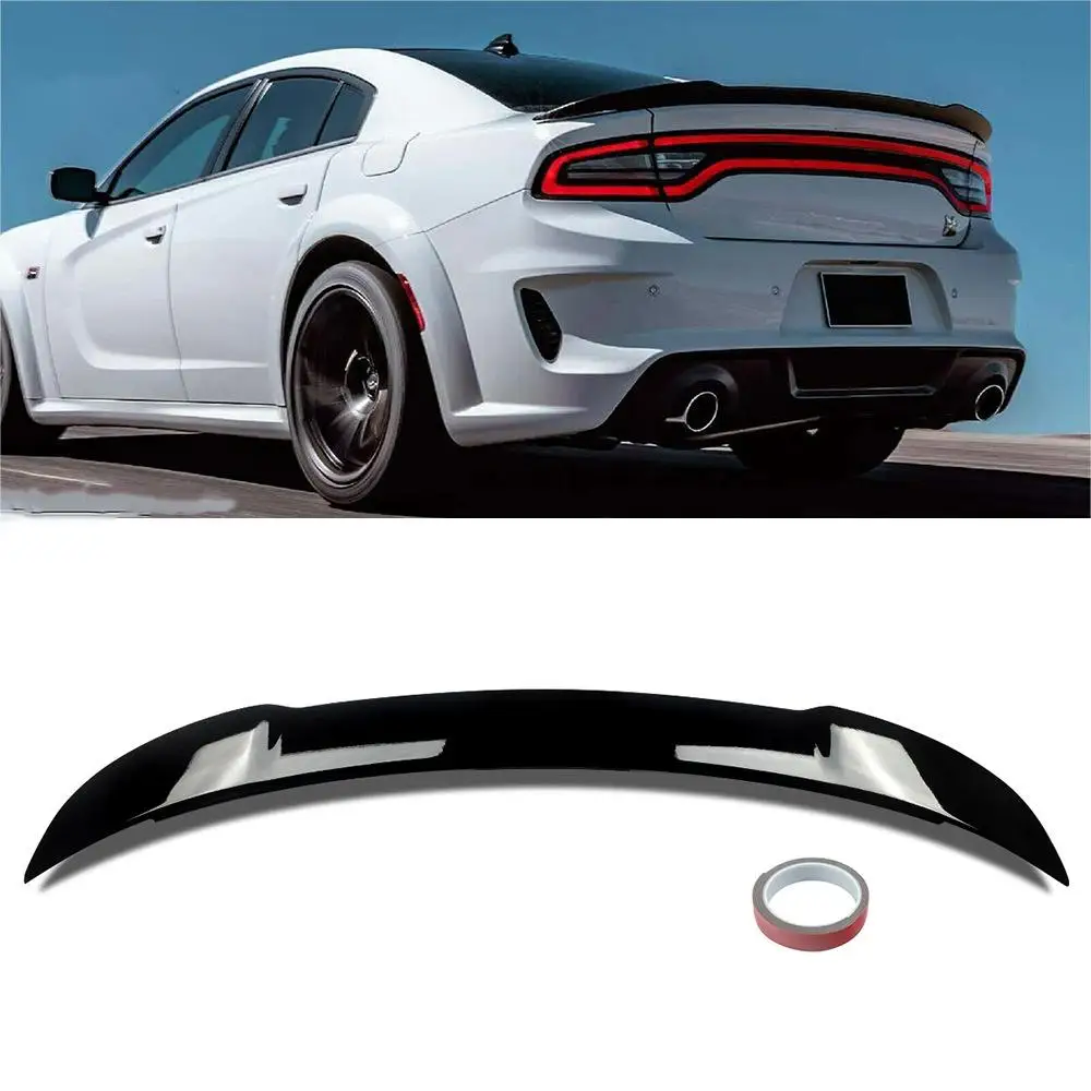 Car Body Kits Top Wing Rear Trunk Spoiler Warhorse Tail Wing SRT Adhesive Fixed Wind Wing for Dodge 2011-2021