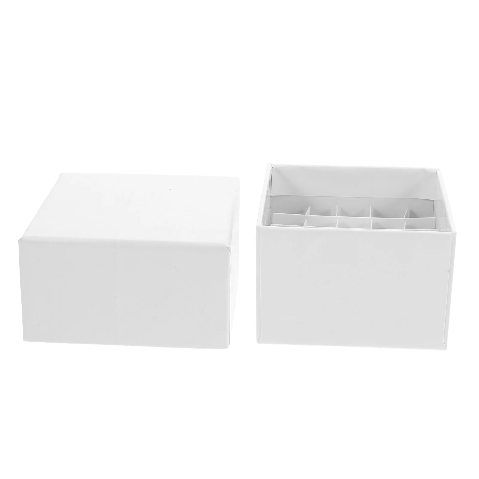

25-Well Cardboard Box Stackable For 2Ml Microcentrifuge Tubes Vials Samples Lab Storage Microtube Freezer Storage