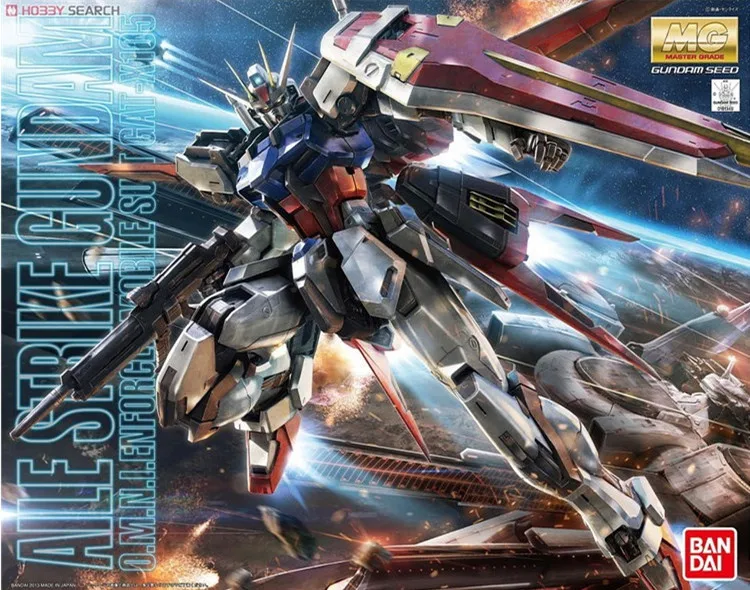 [In Stock] BANDAI MG 1/100 RM HD GAT-X105 Aile Strike Gundam Effects Action Figure Assembly Model Modification