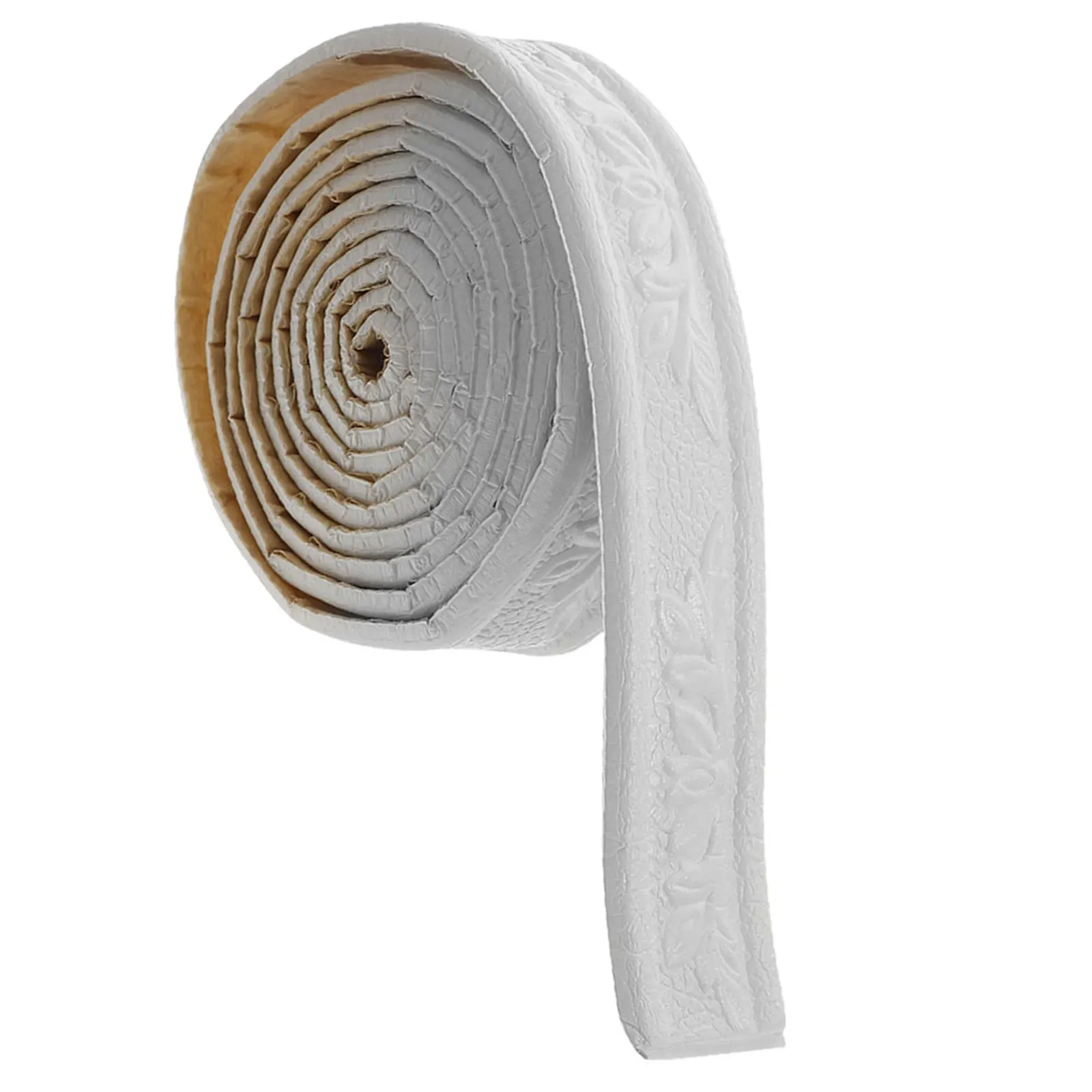 

1 Roll Adhesive Wall Trim Foam Edging Strip Skirting Border Peel Stick Wallpaper Border Durable Decorative Home Office Wall