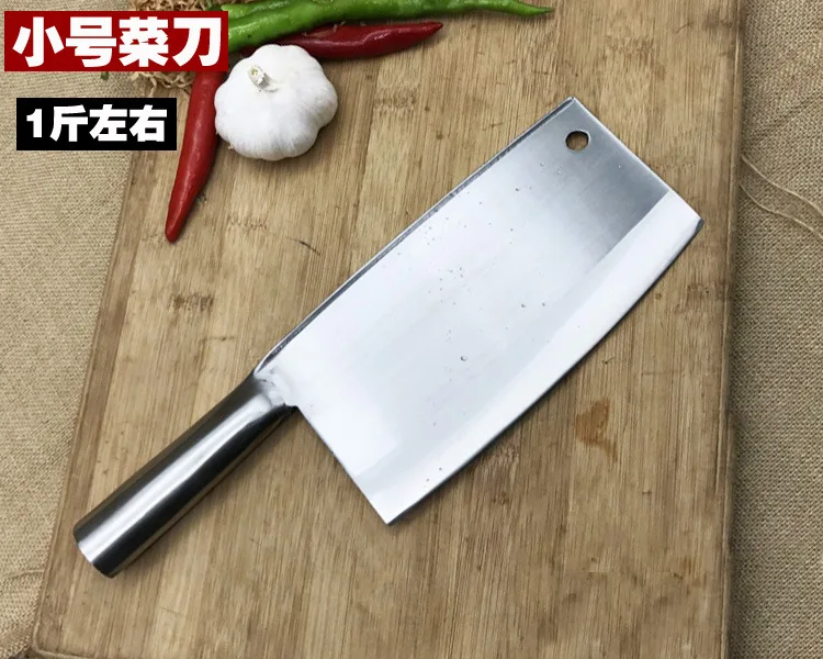SHUOJI High Quality Chopping Knife Handmade Forged Kitchen Chef Knives 58HRC Steel Cleaver 6mm Thickness Blade Kitchen Tools