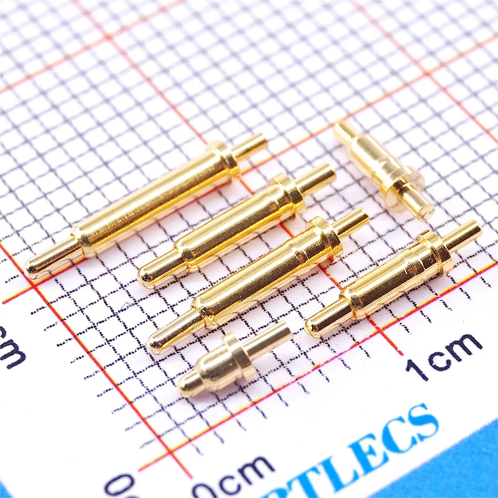 5-1000 szt. Sprężynowe złącze szpilkowe przez otwory PCB wysokość zanurzenia 13 13.5 14 15 16 16.5 17 18 20.5mm kołnierz 12V 1A