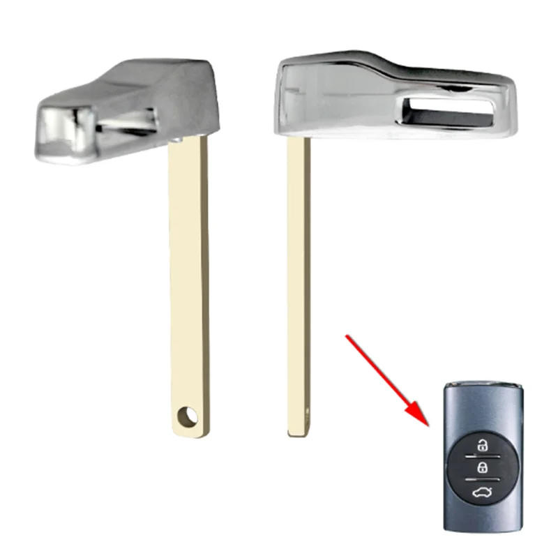 

5 шт., аварийная вставка, умный маленький ключ-лезвие для Chery EXEED TXTXL, сменный умный запасной ключ-вставка