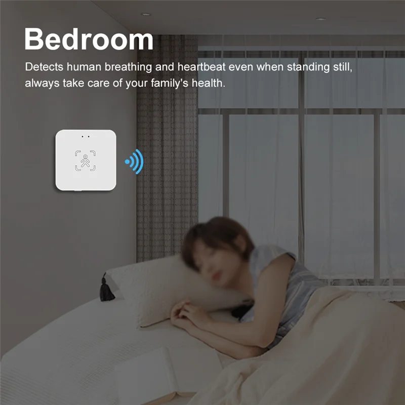 Tuya Human Presence Sensor 24G Human Presence Millimeter Wave Radar Sensor Light Sensing