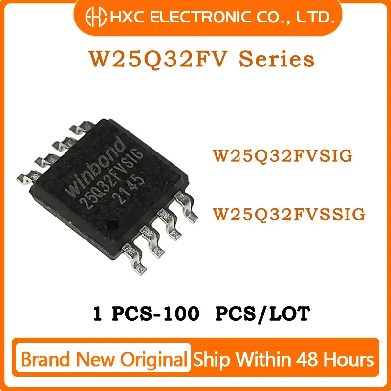 W25Q32FVSIG W25Q32FVSSIG W25Q32FVS W25Q32FV W25Q32F W25Q32 W25Q3 W25Q W25 IC FLASH 32MBIT SPI/QUAD SOP-8