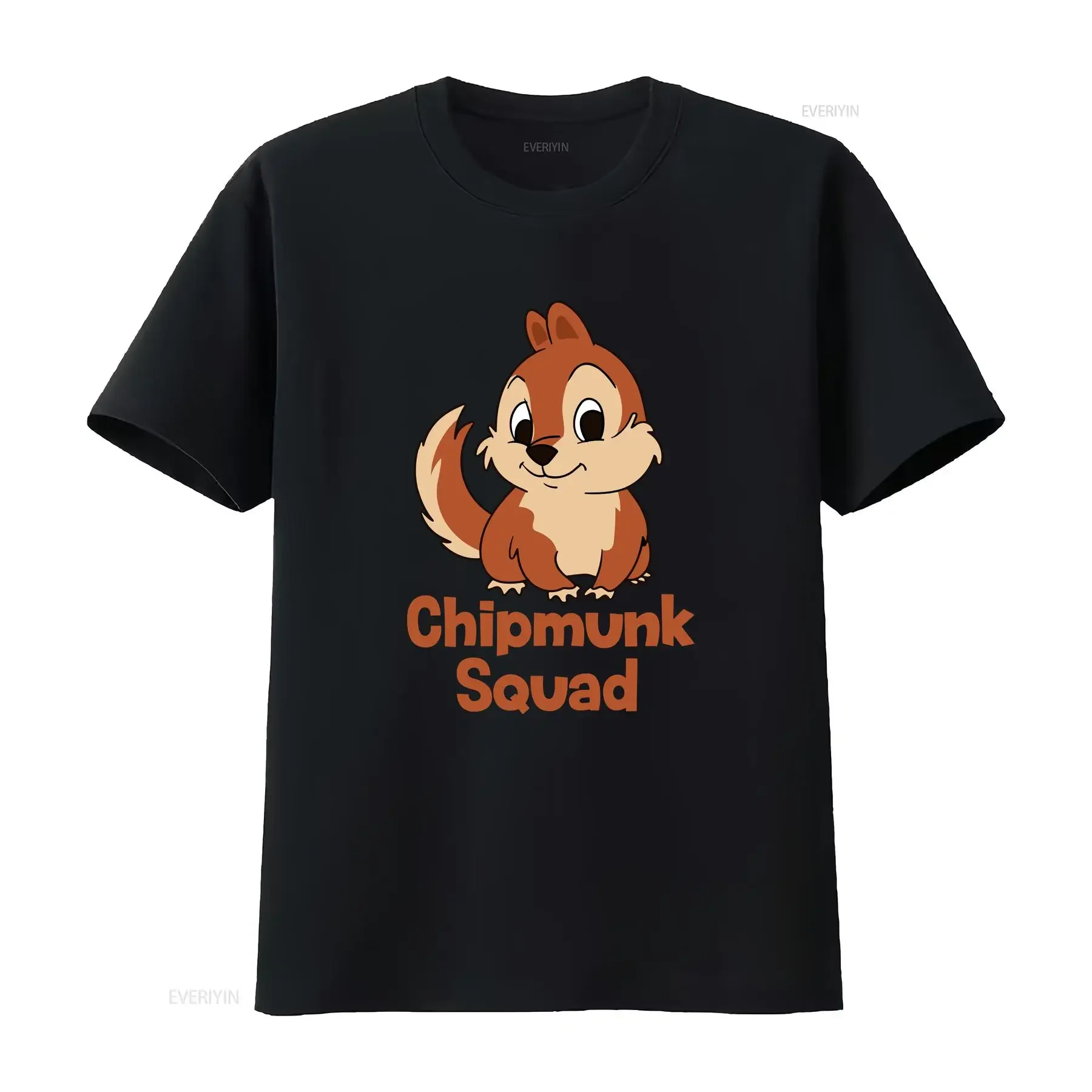Chipmunk Squad Forest Animal Nature Lover T Shirt  vintage Washed fashion Versatile Soft designer clothes Top For Everyday Wear