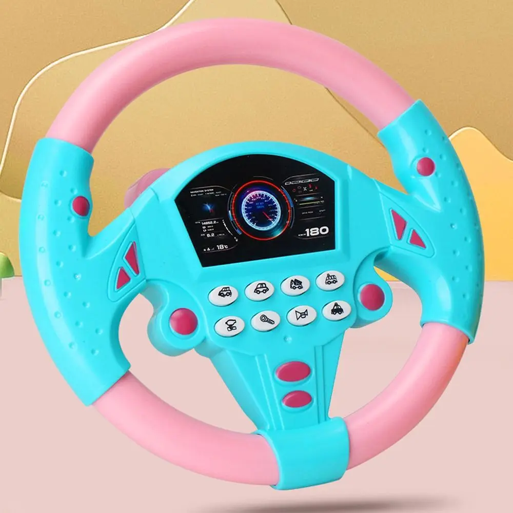 Simulation Stroller Steering Wheel Vocal Toys Thinking Exercise Early Educational Educational Stroller Steering Wheel Sound