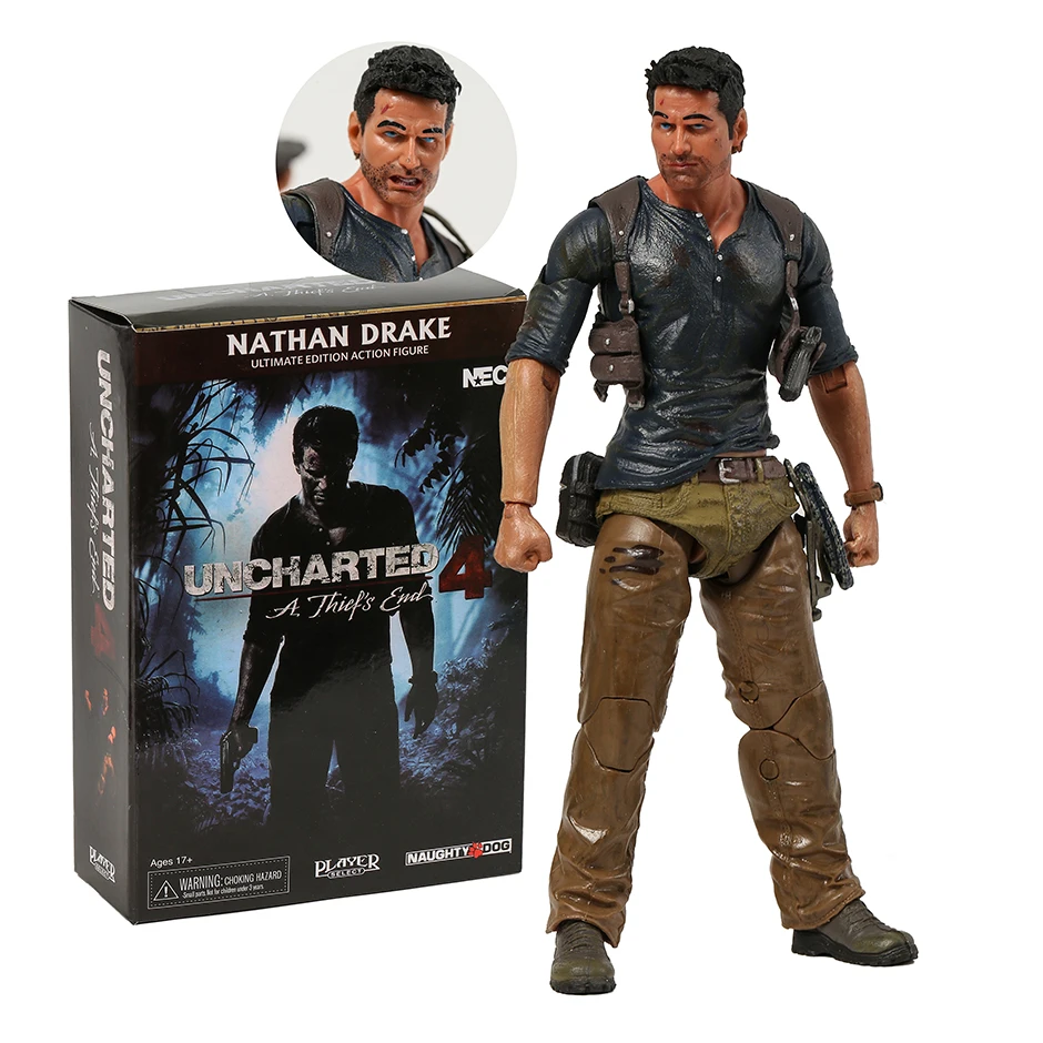 NECA Uncharted 4 Cầu Thủ Nathan Drake Video Trò Chơi Phiên Bản Ultimate 7 "Nhân Vật Hành Động