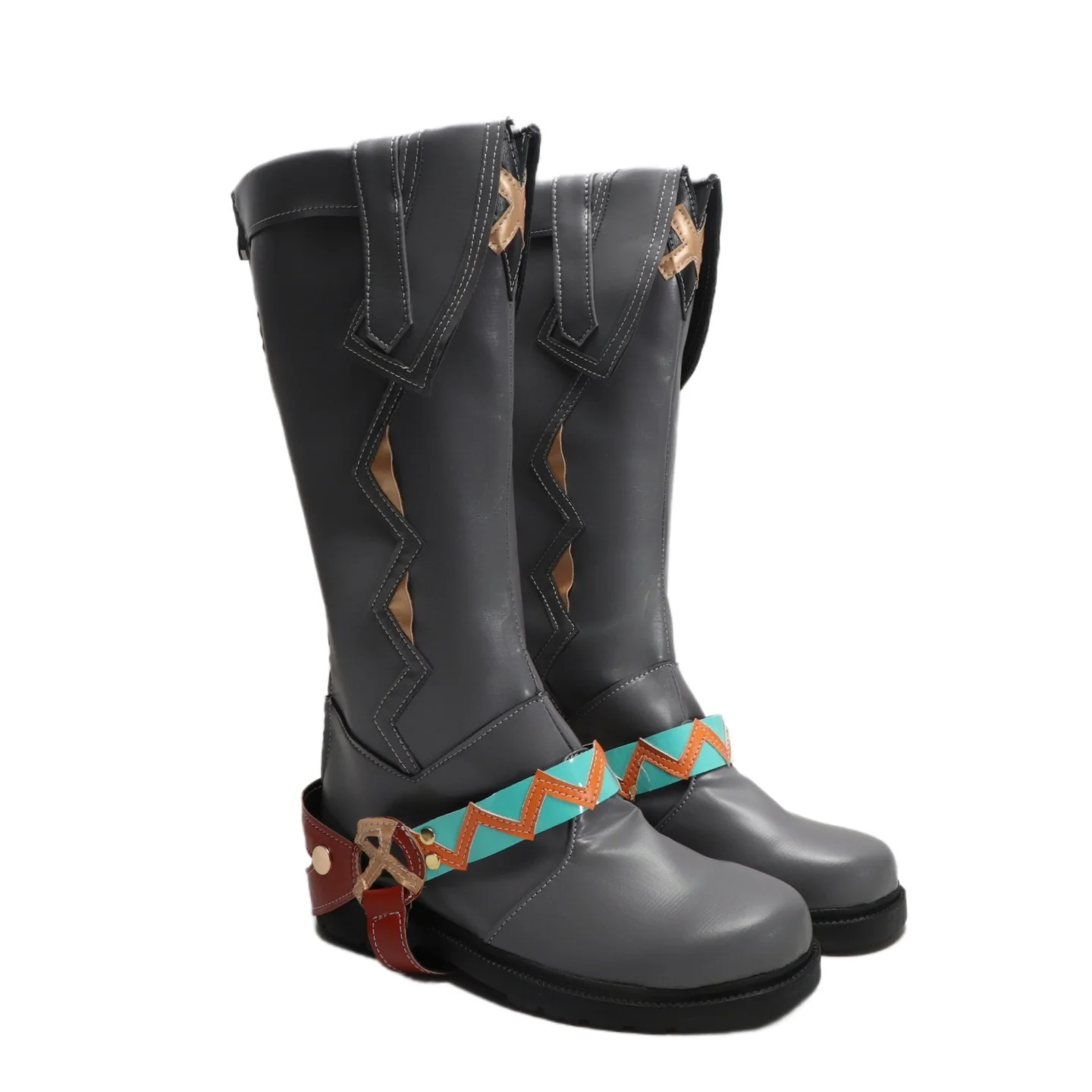 Genshin Impact Ifa Cosplay zapatos botas hombres mujeres niños fiesta