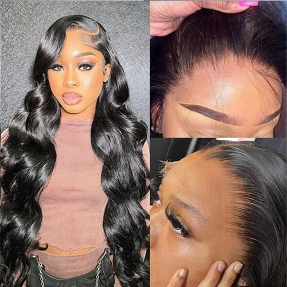 13X4 레이스 프론트 가발 인모 바디 웨이브 투명 브라질리언 버진 인모 가발 13x4 바디 웨이브 레이스 프론트 인모 가발