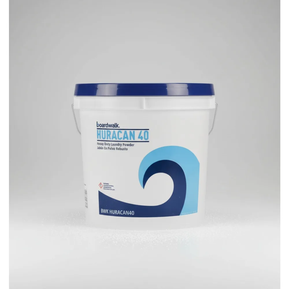 

Low Suds Industrial Powder Laundry Detergent, Fresh Lemon Scent, 40lb Pail - Economical for Commercial Use