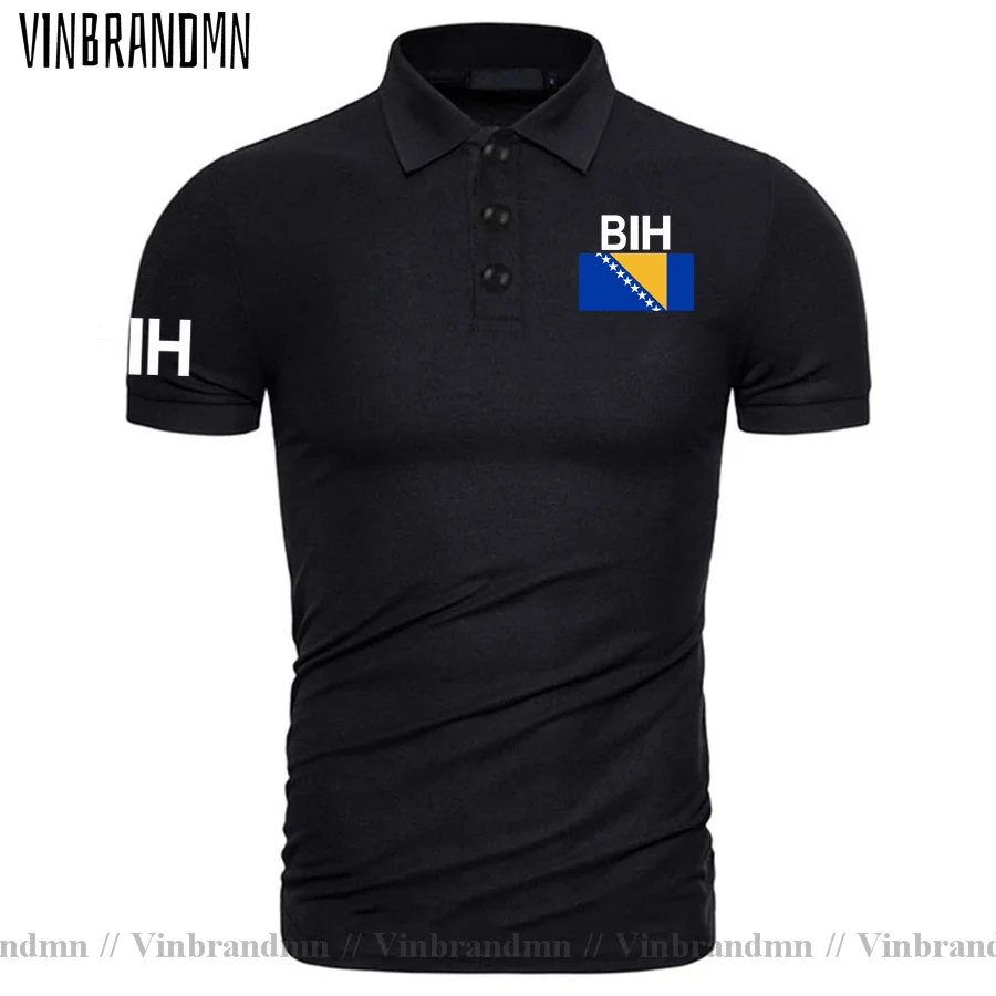 Bosnia and Herzegovina polo shirts men short sleeve fashion brands printed for country pure cotton BIH Bosnian Herzegovinian New