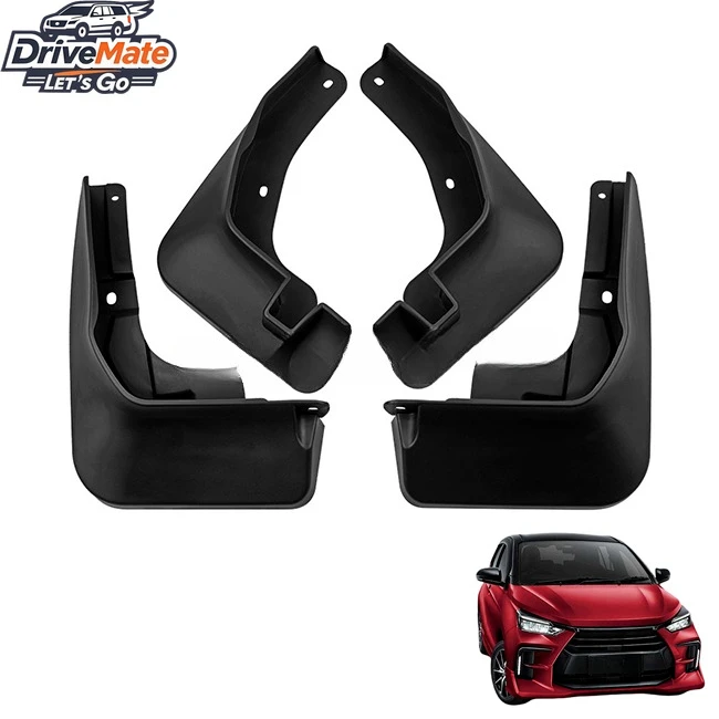 

Durable Car Mudflap Front and Rear PP Mudguard Car Splash Guard for Toyota Wigo/Agya 2023-