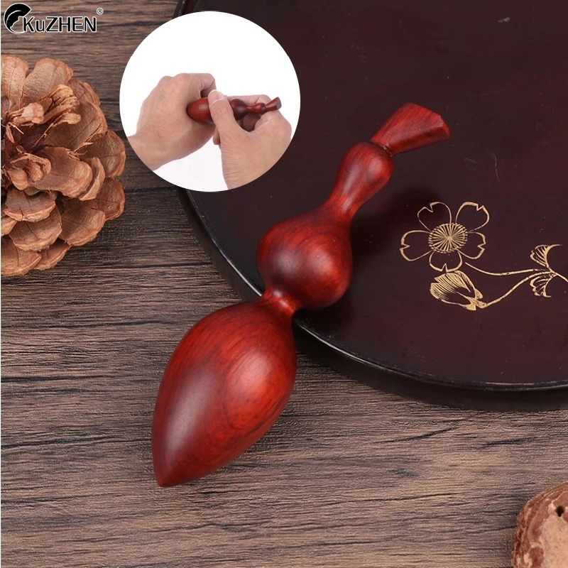 

Red Sandalwood Ant Tripe Massage Acupoint Stick Massage Stick Meridian Pen Hand Foot Sole Acupoint Massage Tool Wooden