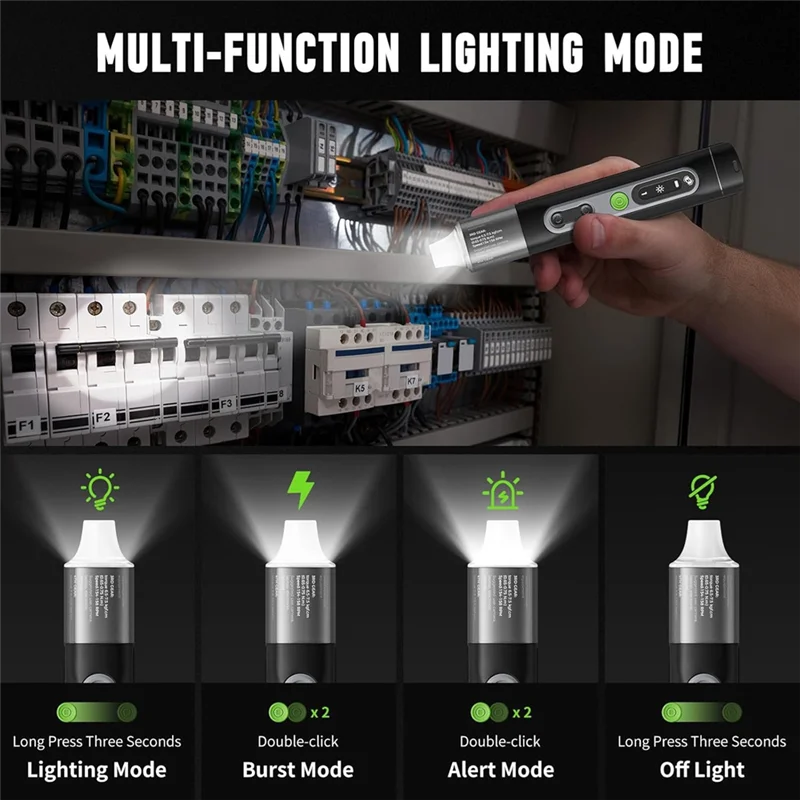 

N08R Cordless Screwdriver,Compatible With1/4In And 4Mm Hex Bits,4 Torque Levels,3 Lighting Modes,1500Mah Rechargeable Battery
