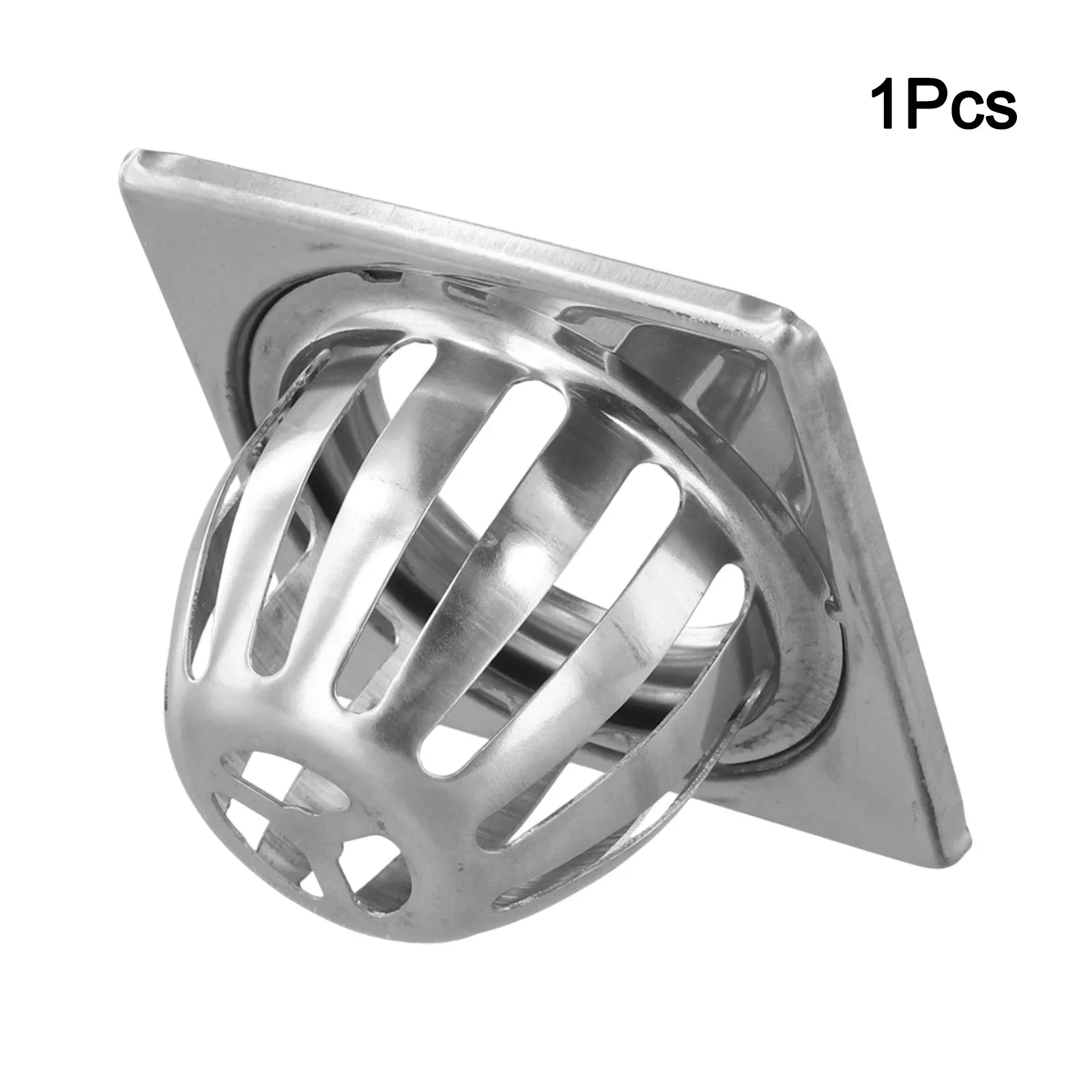 Roof Pipe Protection with Stainless Steel Gutter Leaf Guard Featuring a Downpipe Grid to Prevent Clogging and Enhance Drainage