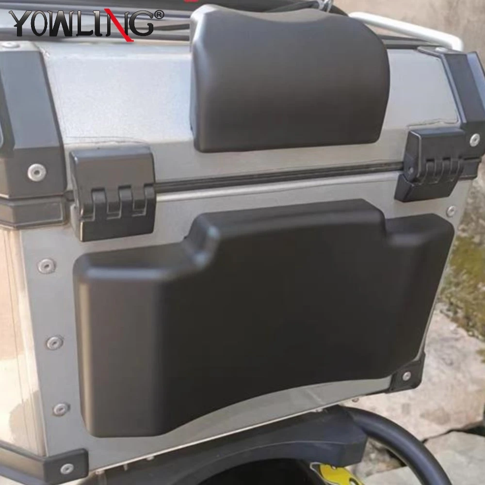 Universal Motorcycle Trunk Backrest Top Box Rear Backrest Passenger Shockproof Back Cushion Tail Case Accessories