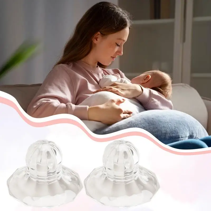 Supple Cups 1 Pair Supple Nips Suction Device For Sucking Inverted Nipple Corrector Nipple Sucker Breast Nipple Suction Cups For