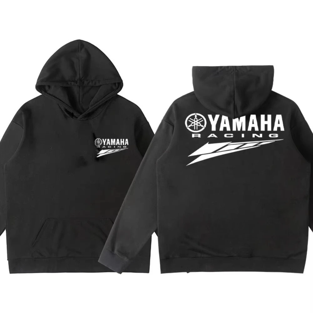 

2025 Authorized Yamaha Locomotive Printed Hooded Sweater Men's and Women's Autumn and Winter Outdoor Riding Warm Long Sleeves