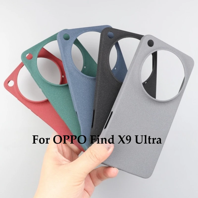 Für OPPO Find X9 Ultra Sandstone Soft TPU Stoßfeste Hülle Für OPPO Find X 9 X9Ultra Matte Ultradünne Silikon-Handyrückabdeckung