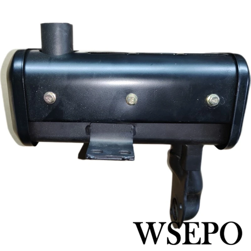 Top Quality! Muffler Assy Exhaust Pipe Assembly For 192F 192FA 12HP  Air Cooled Diesel Engine 7KW-8KW Generator Parts