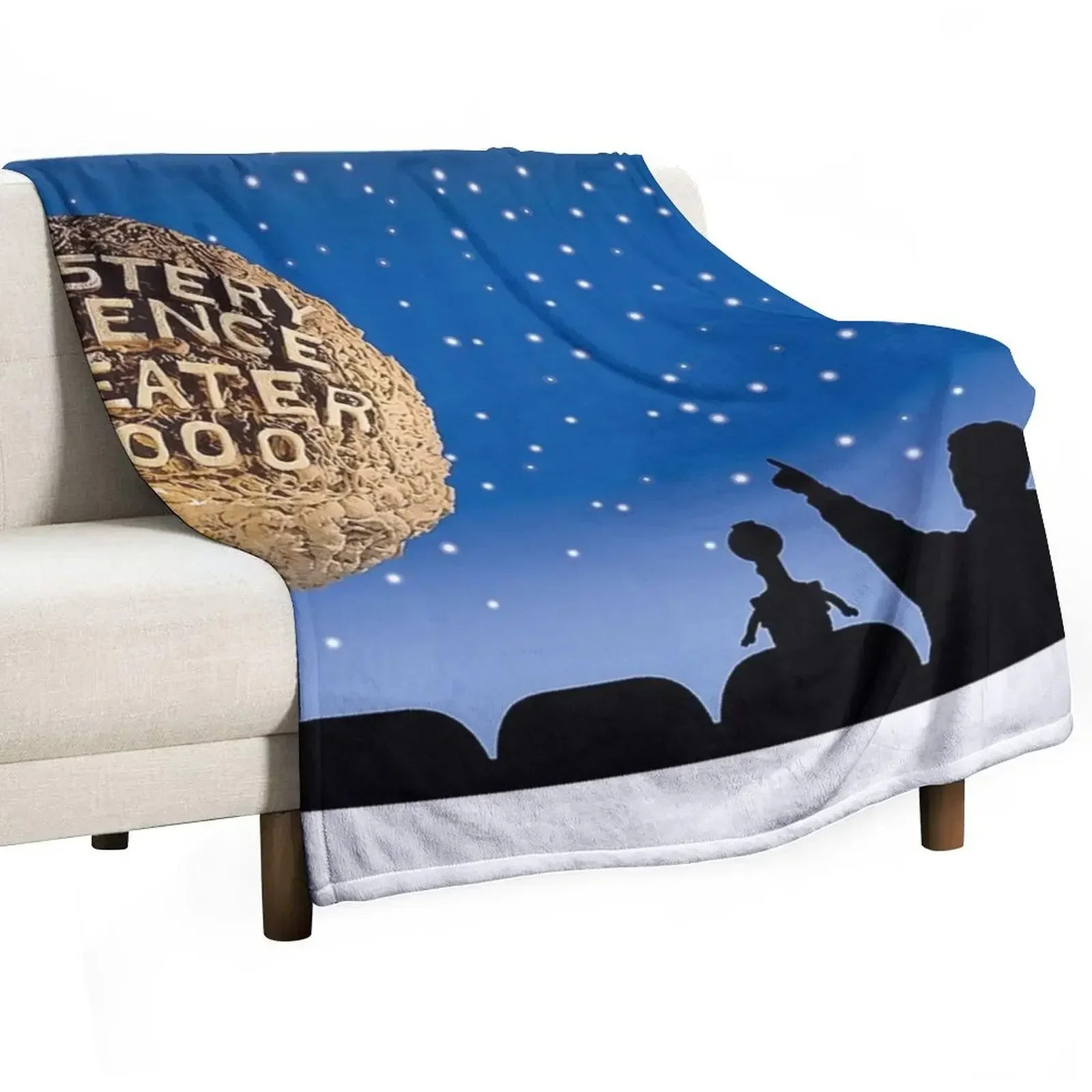 

MST3K - Mystery Science Theater 3000 logo Throw Blanket Easy Care Comfortable Blanket for Couch